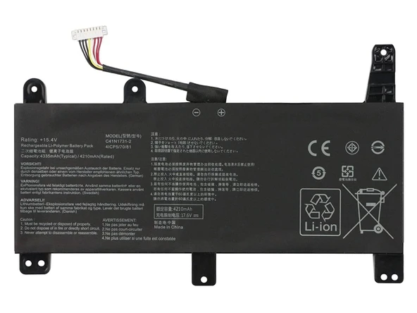 RETRO Asus C41N1731 Notebook Bataryası - Ver.3 ürün görseli