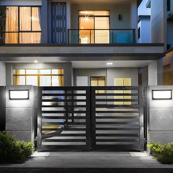 Elektrikle Çalışır, 30 Watt 3200 Kelvin İç ve Dış Mekan Aplik, Bahçe, Kapı Girişi, Balkon Armatürü - Resim 3