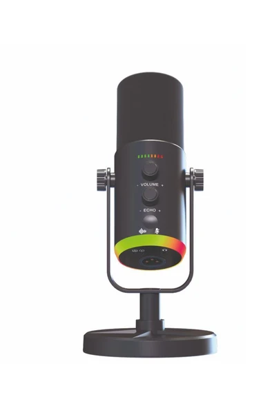 Torima YU7 Siyah USB/XLR Çift Çıkışlı Podcast, Vokal Kaydı, Oyun İçin Dinamik Mikrofon - Resim 4