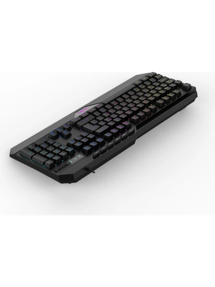 Claw's Nexus K1 RGB Full Membran 104 Tuşlu Ekstra Multimedya / Rollover Ses Kontrol Mekanizmalı & Claw's Reflex Örgü Kablolu Gaming Klavye (11 Farklı RGB Efektli) - Resim 2