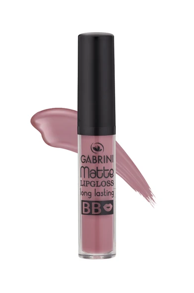 Gabrini Matte Lipgloss Mat Gül Kurusu Likit Ruj ürün görseli