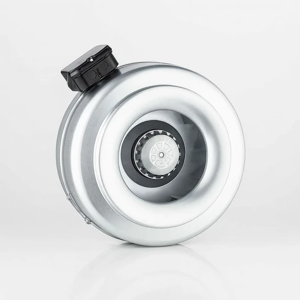 Kanal Tipi Radyal Fanlar Aspiratör Havalandırma Fanı Kirli Hava Tahliye Metal Vantilatör ürün görseli