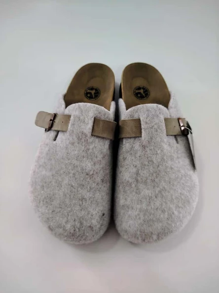 BİRKENSTOCK BOSTON KEÇE TERLİK BEJ ürün görseli 1