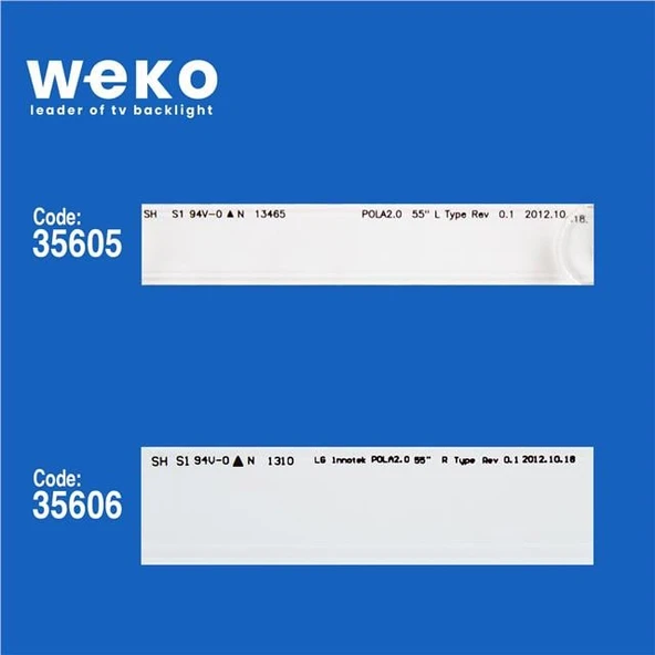 Lg 55WL30MS-D 55'' İnç 14 Adet Tv Led Bar ( Tvnizin içindeki led barla aynısı olduğunu görmeden almayınız. Led bar ürünlerinde paket açıldığında iade kabul edilmemektedir. ) - Resim 2