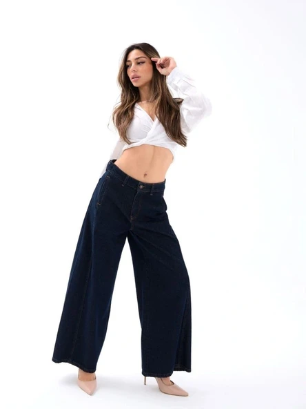 7437 KOT PANTOLONMAVİ - Resim 3