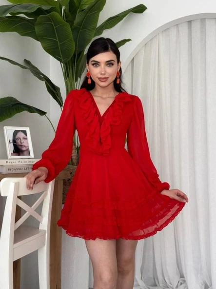 Osıes Fırfırlı Elbise - Resim 4