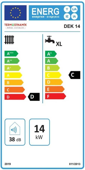 Termodinamik Dek 14 Kw Trifaze Elektrikli Kombi (Isıtma+Sıcak Su) - Resim 3