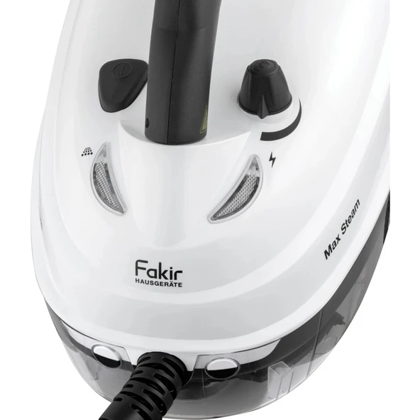 Fakir Max Steam Buharlı Temizleyici 1500 W Beyaz Renk Cam Yüzeyler İçin Aksesuarlarla - Resim 3