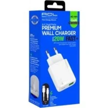 Acl AC-117 Type-C 20W Gan Technology Hızlı Şarj Aleti ürün görseli 1