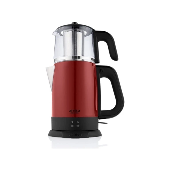 Arnica IH33204 Demli Stil Kırmızı Cam Çay Makinesi ürün görseli
