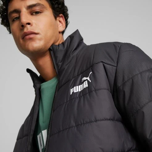 Puma Essentials Padded Erkek Siyah Ceket Mont 849349-01 - Resim 3