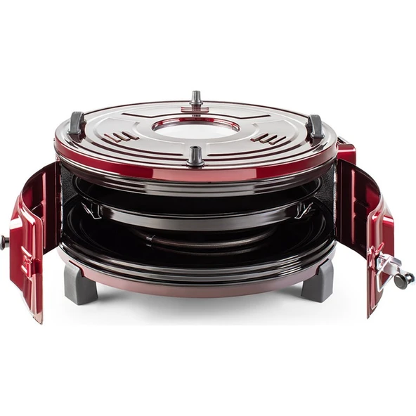 Şamdan 1000-T Lüks Yuvarlak Döner Fırın 42 lt Metal Gövde, Termostatlı, A+++ Enerji Sınıfı ve Çok Fonksiyonlu Pişirme Özellikleri - Resim 3