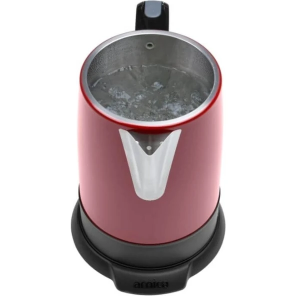 Arnica IH33204 Demli Stil Kırmızı Cam Çay Makinesi - Resim 2
