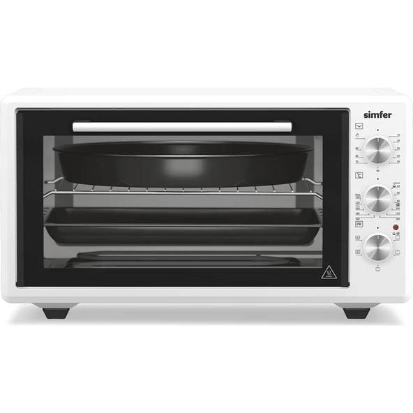 Simfer 4546 45 Lt Klasik Beyaz Turbo Mekanik Saat Lamba ürün görseli