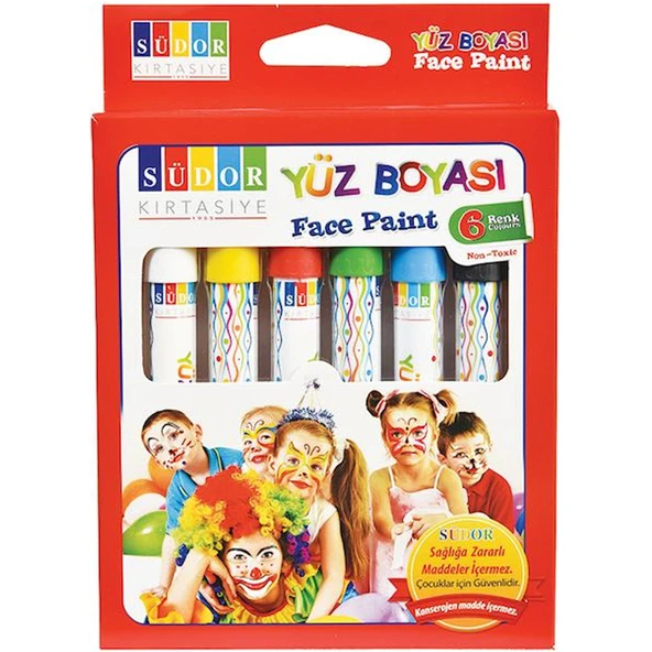 Südor Yüz Boyası 6 Renk Çevirmeli Mekanizma ürün görseli 1