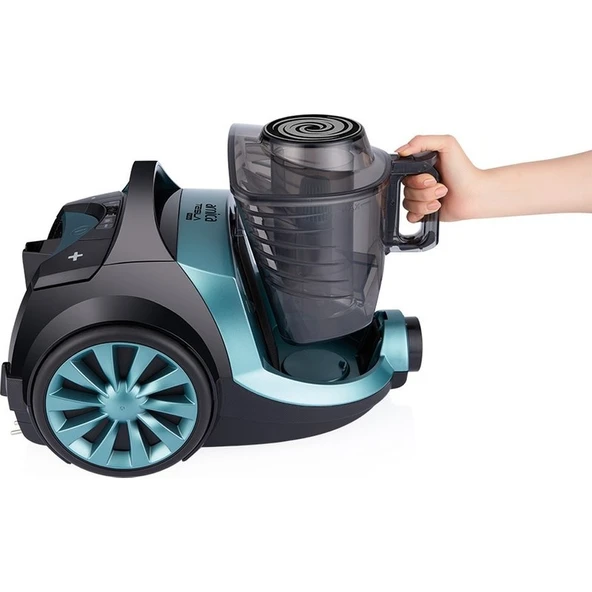 Arnica Tesla Premium ET14302 Toz Torbasız Elektrikli Süpürge Yeşil - Resim 3