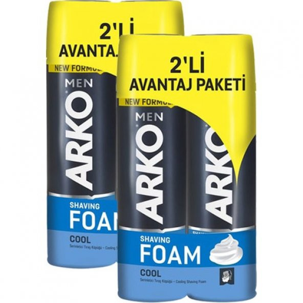 Arko Men Cool Tıraş Köpüğü 200 ml 4 Lü