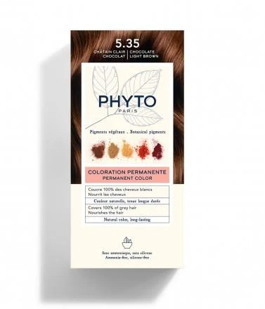 Phyto Phytocolor Bitkisel Saç Boyası 5.35 - Açık Kestane Dore Akaju Yeni Formül ürün görseli