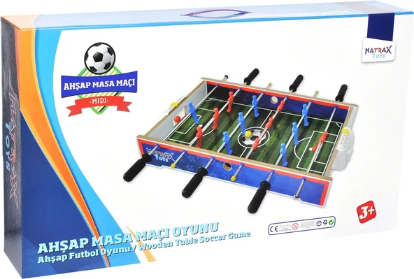 Matrax Oyuncak Orta Boy Ahşap Langırt Futbol Oyunu - 402 ürün görseli