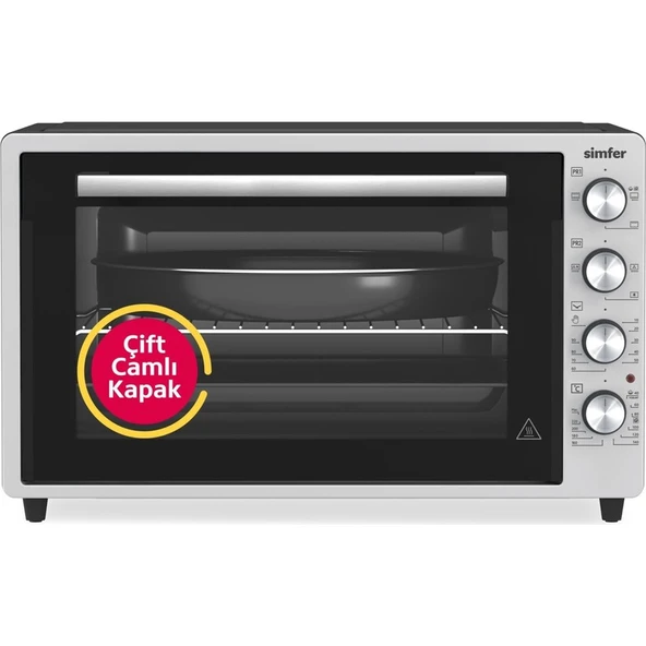 Simfer 7033 Inox Gri 70 Litre Turbo Midi Fırın ürün görseli