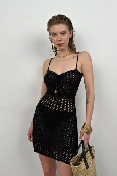 Mini Örgü Elbise - Resim 3