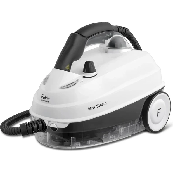 Fakir Max Steam Buharlı Temizleyici 1500 W Beyaz Renk Cam Yüzeyler İçin Aksesuarlarla ürün görseli