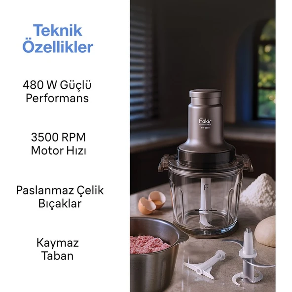 Fakir FW3503 3'ü 1 Arada Doğrayıcı - Resim 3