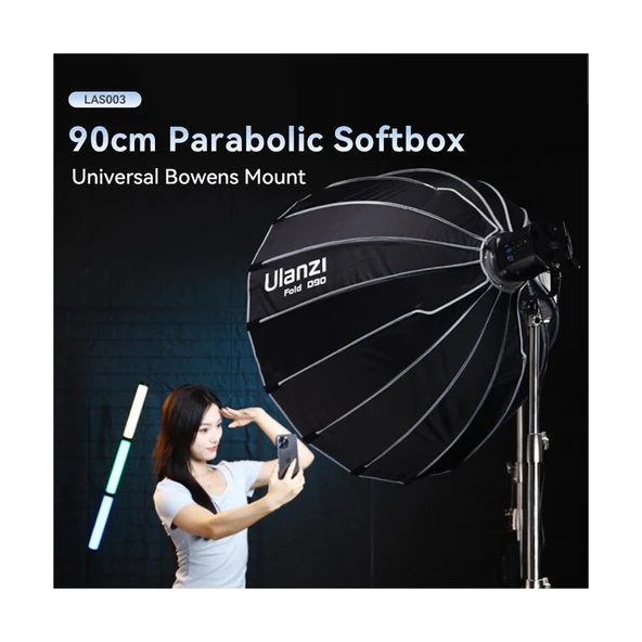 Ulanzi 90 cm Bowens Mount Parabolic Softbox L055 - Resim 3
