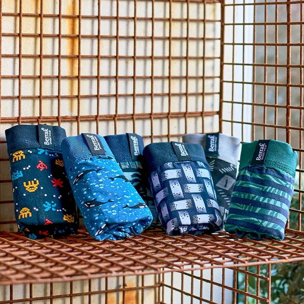 Berrak 4418 Erkek 3'lü Kom Slip Külot - Resim 2