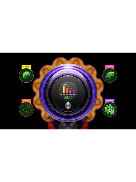 Dyson V15 Detect Absolute Şarjlı Dikey Süpürge (Dyson Türkiye Garantli) - Resim 4