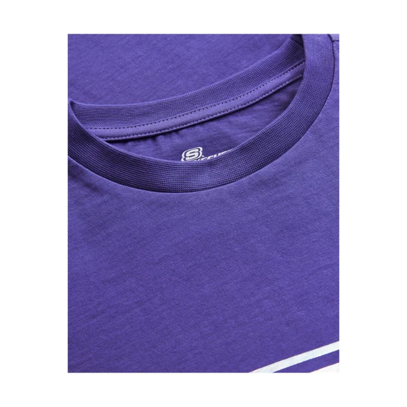Essential G Short Sleeve T-Shirt Büyük Kız Çocuk Mor Tshirt SK232139-495 - Resim 7