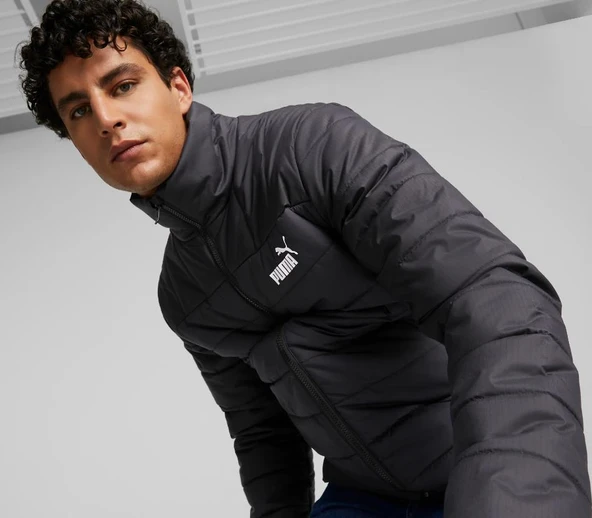 Puma Essentials Padded Erkek Siyah Ceket Mont 849349-01 ürün görseli