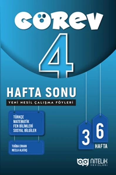 Nitelik Yayınları Görev 4. Sınıf Hafta Sonu Yeni Nesil Çalışma Föyleri ürün görseli