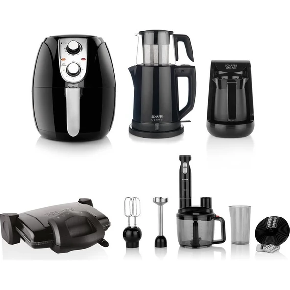 Schafer Muhteşem 5 Li Kea Set-Siyah ürün görseli