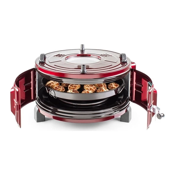 Şamdan 1004 Termostatlı Dönerli Davul Fırın - Resim 3