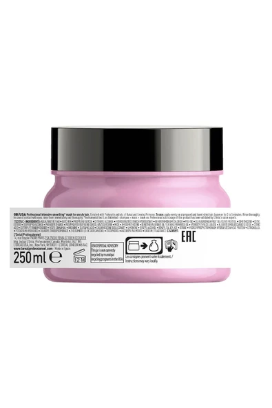 Expert Liss Unlimited Elektriklenme Karşıtı ve Yumuşaklık Veren Maske 250ml - Resim 6