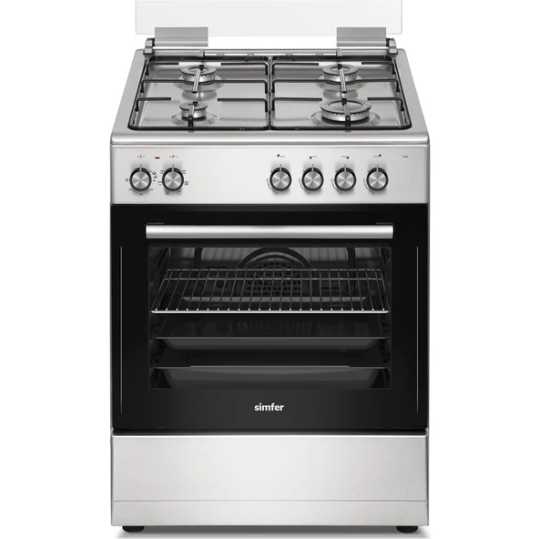 Simfer 1245 A Enerji Sınıfı 62 lt 4 Gözü Gazlı Grill Fonksiyonlu Tamboy Fırın - Resim 2