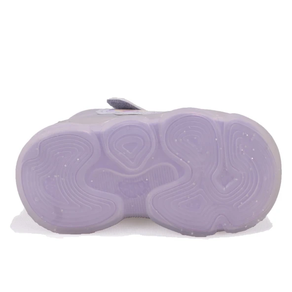 Vicco Gemini 946B25K445 Gri Ortopedik Işıklı Kız Bebe Spor Bot - Resim 4