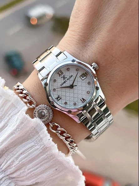 Daniel Klein Çelik Kordon 30 Mt Suya Dayanıklı Kadın Kol Saati+Bileklik BF.GF.14271.1 ürün görseli