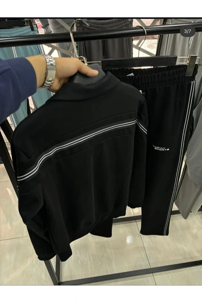 Yan Çizgi Detaylı Eşofman Takımı - Resim 5