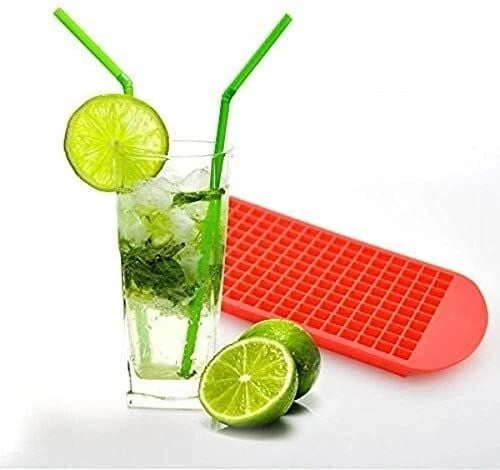 160 Bölmeli Mini Küp Silikon Buz Kalıbı Buzluk - Resim 3