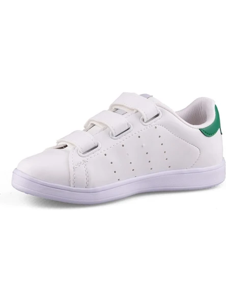 Beyaz Cırtlı Hafif Günlük Genç Erkek Spor Ayakkabı ürün görseli