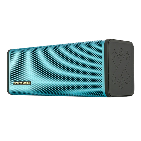 Thonet & Vander Frei Topp 24W RMS Taşınabilir TWS Mavi Bluetooth Hoparlör HK096-03619 - Resim 2