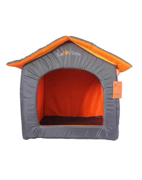 La Vista Dış Mekan Kedi ve KÜÇÜK Köpek Evi Füme 40-45-45cm ürün görseli