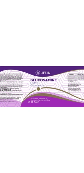 LIFE İN GLUKOZAMİN TABLET - Resim 2