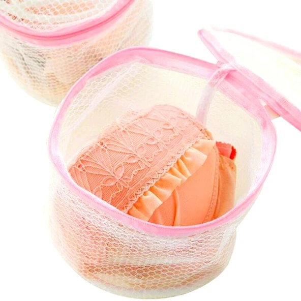 Sütyen Yıkama Filesi Tam Korumalı Hassas Çamaşır Yıkama Aparatı (5284) - Resim 2