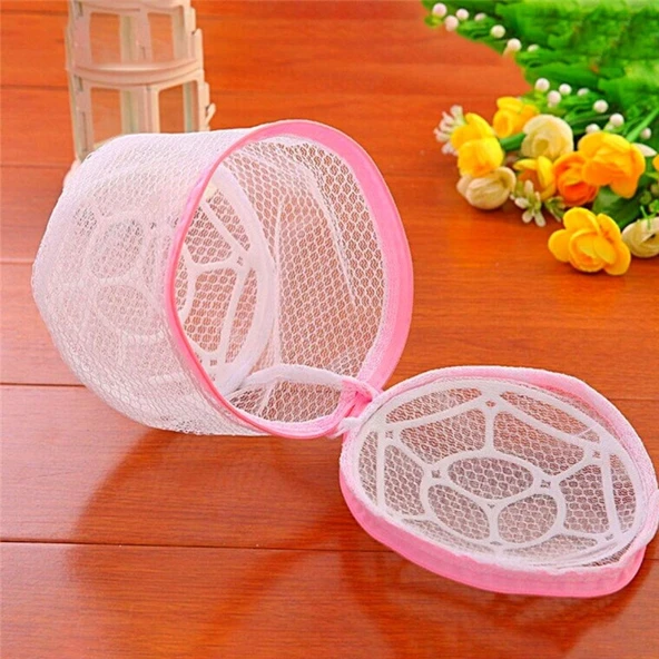 Sütyen Yıkama Filesi Tam Korumalı Hassas Çamaşır Yıkama Aparatı (5284) - Resim 4