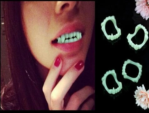 Drakula Vampir Dişi - Beyaz ürün görseli