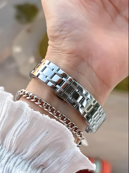 Daniel Klein Çelik Kordon 30 Mt Suya Dayanıklı Kadın Kol Saati+Bileklik BF.GF.14271.1 - Resim 3