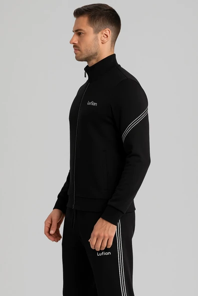 Yan Çizgi Detaylı Eşofman Takımı - Resim 2